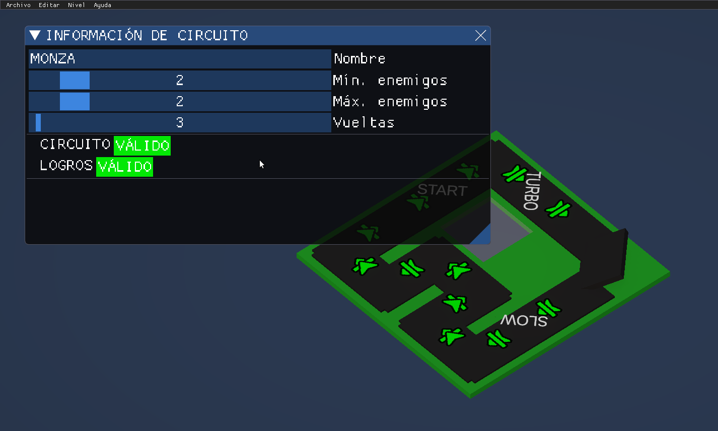 Editor de circuitos para Deck RX
